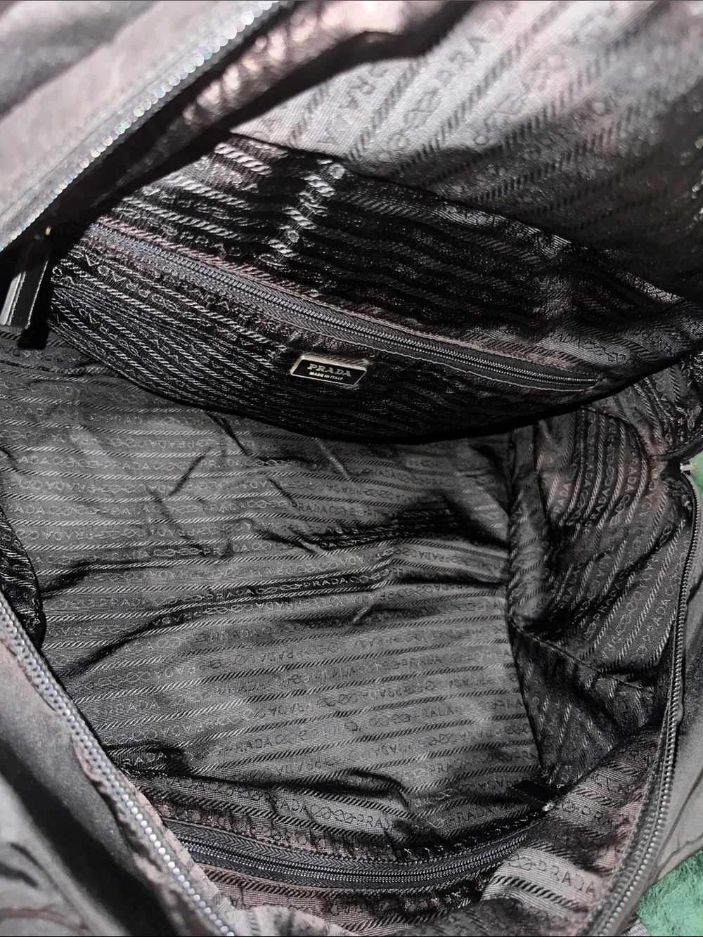 Prada Black Nylon Weekend Duffel/Travel Bag